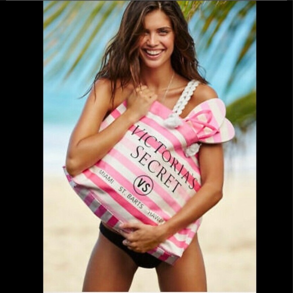Victorias Secret BEACH BAG SET~FLIP FLOPS M 7-8 - Picture 2 of 14